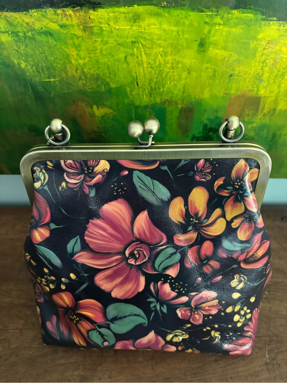 Patricia Nash 10th Anniversary Novella Frame Bag - Tropical Escape 🌸 Rare! - Picture 9 of 14